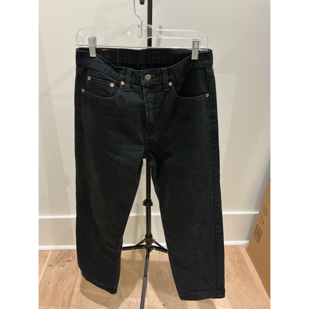 Vintage Levis 615 02 Orange Tab Jeans Mens Black Straight Leg Pants W31 L32